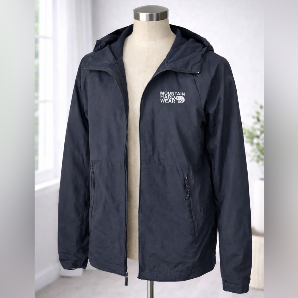 Mountain Hardwear Men's Black Softshell Journey Full lightweight Jacket